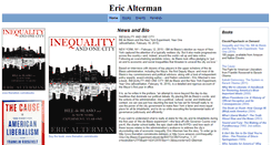 Desktop Screenshot of ericalterman.com